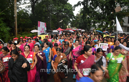 first ever Saree Walk in mangalore